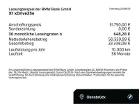 Neu BMW X1 Performance 136 PS (100 kW) 2026 Schwarz SUV