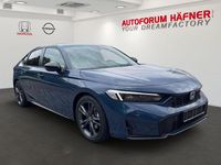 Neu Honda Civic Hybrid 143 PS (105 kW) 2025 Blau Limousine
