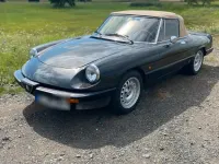 Gebraucht Alfa Romeo Spider Veloce 126 PS (92 kW) 1984 Schwarz Cabrio
