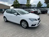 Używany Seat Leon Style 116 KM (85 kW) 2017 Biały Sedan/Limuzyna