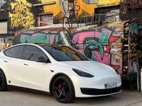 gebraucht Tesla Model Y Performance Alcantara Weiß-MATT Forged Carbon