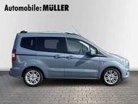 Gebraucht Ford Tourneo Courier Titanium 101 PS (74 kW) 2019 Metallblau metallic Van / Kleinbus