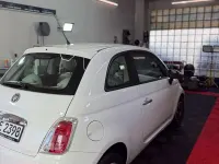 Gebraucht Fiat 500 Pop 69 PS (50 kW) 2010 Weiß Kleinwagen