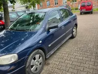 Gebraucht Opel Astra 101 PS (74 kW) 2002 Blau Limousine