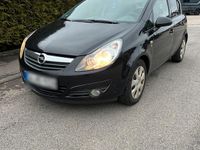 Gebraucht Opel Corsa 2009 Schwarz Kleinwagen