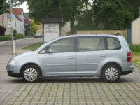 Gebraucht VW Touran Goal 140 PS (102 kW) 2006 Arctic blue silver metallic Van / Kleinbus