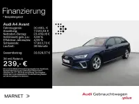 Gebraucht Audi A4 S-Line 150 PS (110 kW) 2023 Blau Kombi