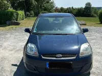Gebraucht Ford Fiesta Style 69 PS (50 kW) 2008 Blau Kleinwagen