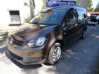 Gebraucht VW Caddy Maxi Trendline 105 PS (77 kW) 2014 Toffeebraun metallic Van / Kleinbus