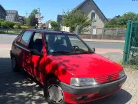 Gebraucht Peugeot 106 1995 Rot Kleinwagen