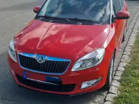 Gebraucht Skoda Fabia Fresh 85 PS (62 kW) 2014 Rot Kleinwagen