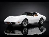 Gebraucht Corvette C3 197 PS (144 kW) 1977 Weiß Coupé