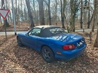 Gebraucht Mazda MX5 110 PS (80 kW) 2002 Blau Cabrio