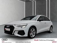 Gebraucht Audi A3 Sportback e-tron S-Line 245 PS (180 kW) 2023 Gletscherweiß metallic Kleinwagen