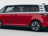 Neu VW ID. Buzz GTX 250 kW (340 PS) 2026 Monosilber metallic / kirschrot Van / Kleinbus