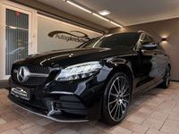 gebraucht Mercedes C220 d T 4M 9G AMG-LINE LED DAB KEYGO BURMST 19"