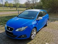 Gebraucht Seat Ibiza SC Style 86 PS (63 kW) 2010 Blau Kleinwagen