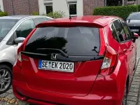 Gebraucht Honda Jazz Elegance 102 PS (75 kW) 2019 Rot Kleinwagen