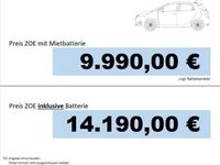Gebraucht Renault Zoe Life 42 kW (58 PS) 2019 Weiß gletscherweiss Kleinwagen