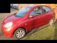 Gebraucht Nissan Micra 80 PS (58 kW) 2012 Rot Kleinwagen