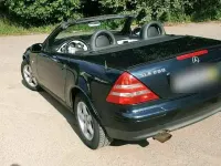 Gebraucht Mercedes SLK200 136 PS (100 kW) 1997 Schwarz Cabrio