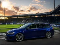 Gebraucht VW Golf VII R 300 PS (220 kW) 2016 Blau Kombi