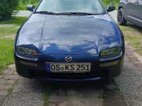 Gebraucht Mazda 323F 88 PS (64 kW) 1998 Blau Kleinwagen