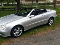 Gebraucht Mercedes CLK200 184 PS (135 kW) 2009 Silber Cabrio