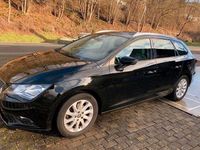Usado Seat Leon ST CONNECT 110 HP (80 kW) 2016 Preto Carrinha