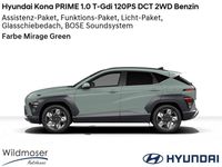 gebraucht Hyundai Kona ❤️ PRIME 1.0 T-Gdi 120PS DCT 2WD Benzin ⌛ 5 Monate Lieferzeit ✔️ mit 5 Zusatz-Paketen