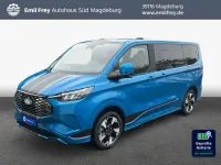 Neu Ford Tourneo Custom Sport 160 kW (218 PS) 2026 Digital aqua blue metallic Van