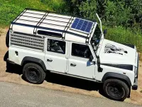Gebraucht Land Rover Defender 122 PS (89 kW) 2007 Weiß Van / Kleinbus