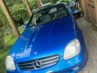 Gebraucht Mercedes SLK200 163 PS (119 kW) 2001 Blau Cabrio