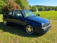 Gebraucht VW Golf Cabriolet Conceptline 90 PS (66 kW) 1998 Violett Cabrio