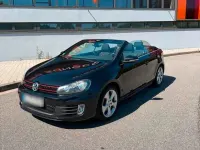 Gebraucht VW Golf Cabriolet GTI 211 PS (155 kW) 2015 Schwarz Cabrio