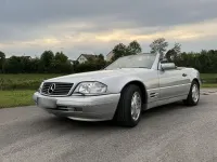 Gebraucht Mercedes SL320 231 PS (169 kW) 1997 Silber Cabrio
