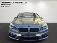 Gebraucht BMW 218 Active Tourer Advantage 136 PS (100 kW) 2016 Platinsilber metallic (silber) Van / Kleinbus