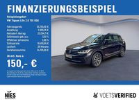 Gebraucht VW Tiguan Life 150 PS (110 kW) 2022 Schwarz SUV