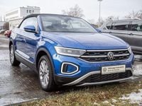 Gebraucht VW T-Roc Cabriolet Style 150 PS (110 kW) 2025 Ravennablau metallic/schwarz Cabrio