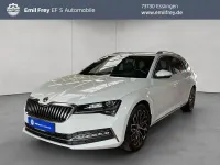 Gebraucht Skoda Superb LAURIN & KLEMENT 150 PS (110 kW) 2023 Moonweiß perleffekt Kombi