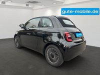 Gebraucht Fiat 500e Icon 86 kW (118 PS) 2022 Schwarz colore esterno (onyx schwarz) Cabrio