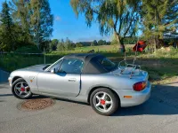 Usata Mazda MX5 110 CV (80 kW) 2000 Argento Cabrio