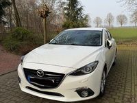 Gebraucht Mazda 3 Sports-Line 150 PS (110 kW) 2015 Weiß Limousine