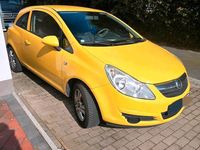Gebraucht Opel Corsa 60 PS (44 kW) 2008 Gelb Kleinwagen