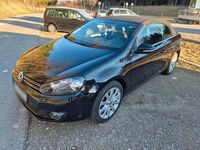 Gebraucht VW Golf Cabriolet 105 PS (77 kW) 2012 Schwarz Cabrio