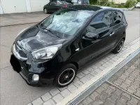 Gebraucht Kia Picanto Attract 69 PS (50 kW) 2011 Schwarz Kleinwagen