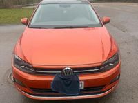 Gebraucht VW Polo Highline 95 PS (69 kW) 2018 Orange Kleinwagen