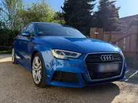 Occasion Audi A3 S-Line 150 ch (110 kW) 2018 Bleue Berline