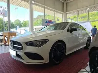 Gebraucht Mercedes CLA200 AMG line 163 PS (119 kW) 2022 Weiß Coupé
