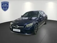 Gebraucht Mercedes C200 AMG line 160 PS (117 kW) 2021 Blau schwarz Limousine